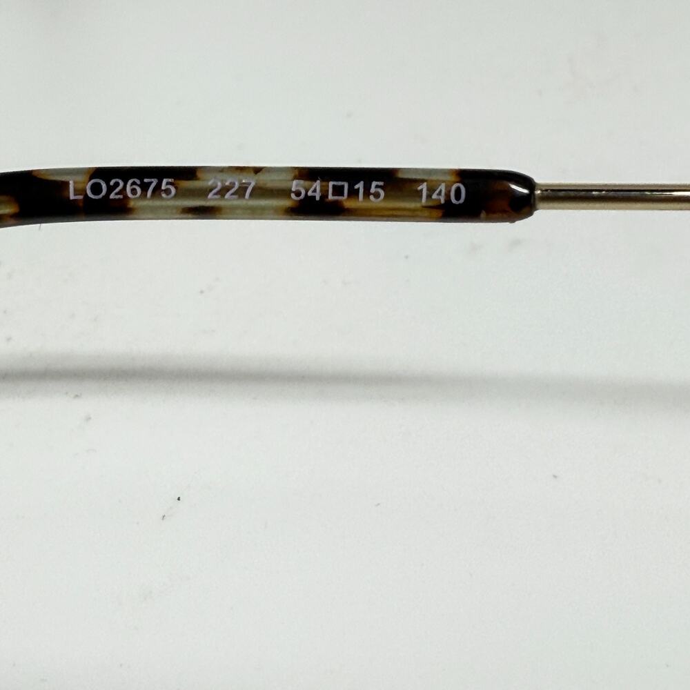 Longchamp Eyeglasses Frames LO2675 227 Gray Brown Tortoise Gold 54-15-140 H18948 - Picture 5 of 7